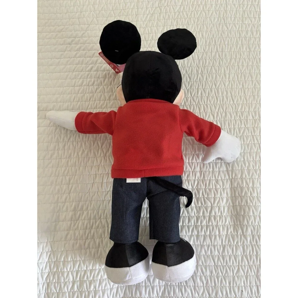 NWT Disney 24” Valentine's Day Greeter Mickey Mouse Heart Breaker Plush New